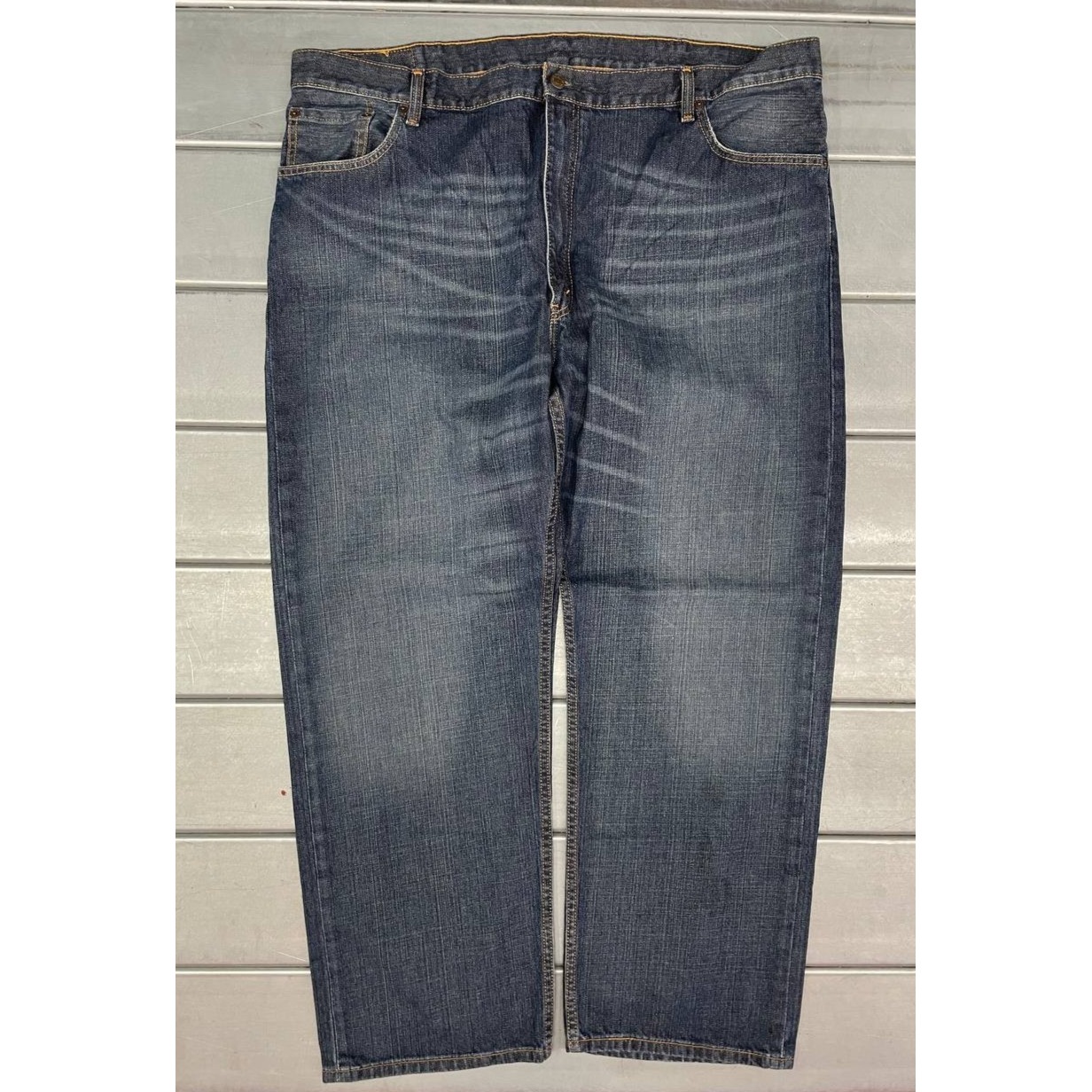 Levis 559 Straight Jeans Mens 46x32 Blue Denim Casual